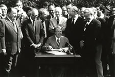Department of Energy Signing by Jimmy Carter